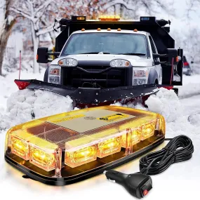 12 Inch 48 Leds Roof Top Amber Emergency Strobe Light