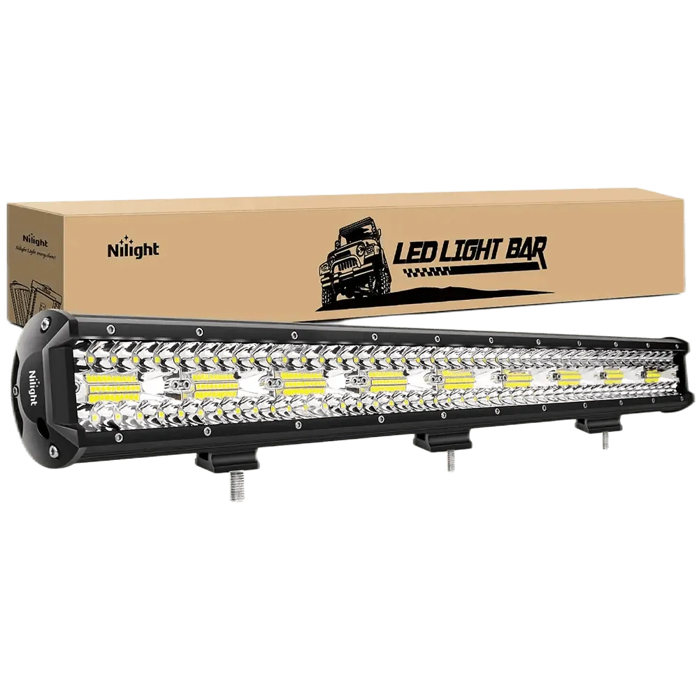 26 Inch 540W Triple Row Spot Flood LED Light Bar