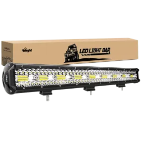 26 Inch 540W Triple Row Spot Flood LED Light Bar