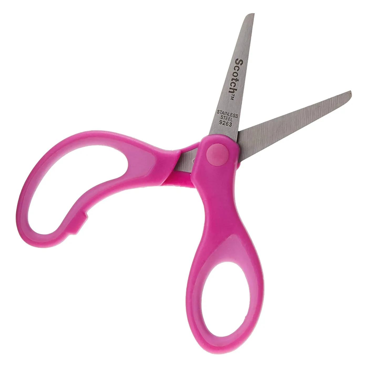 3M Scotch Kids Soft Grip Scissors 1442B 5 Inch Pink/Purple
