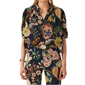 Alix Of Bohemia - Floral Print Button Down Shirt