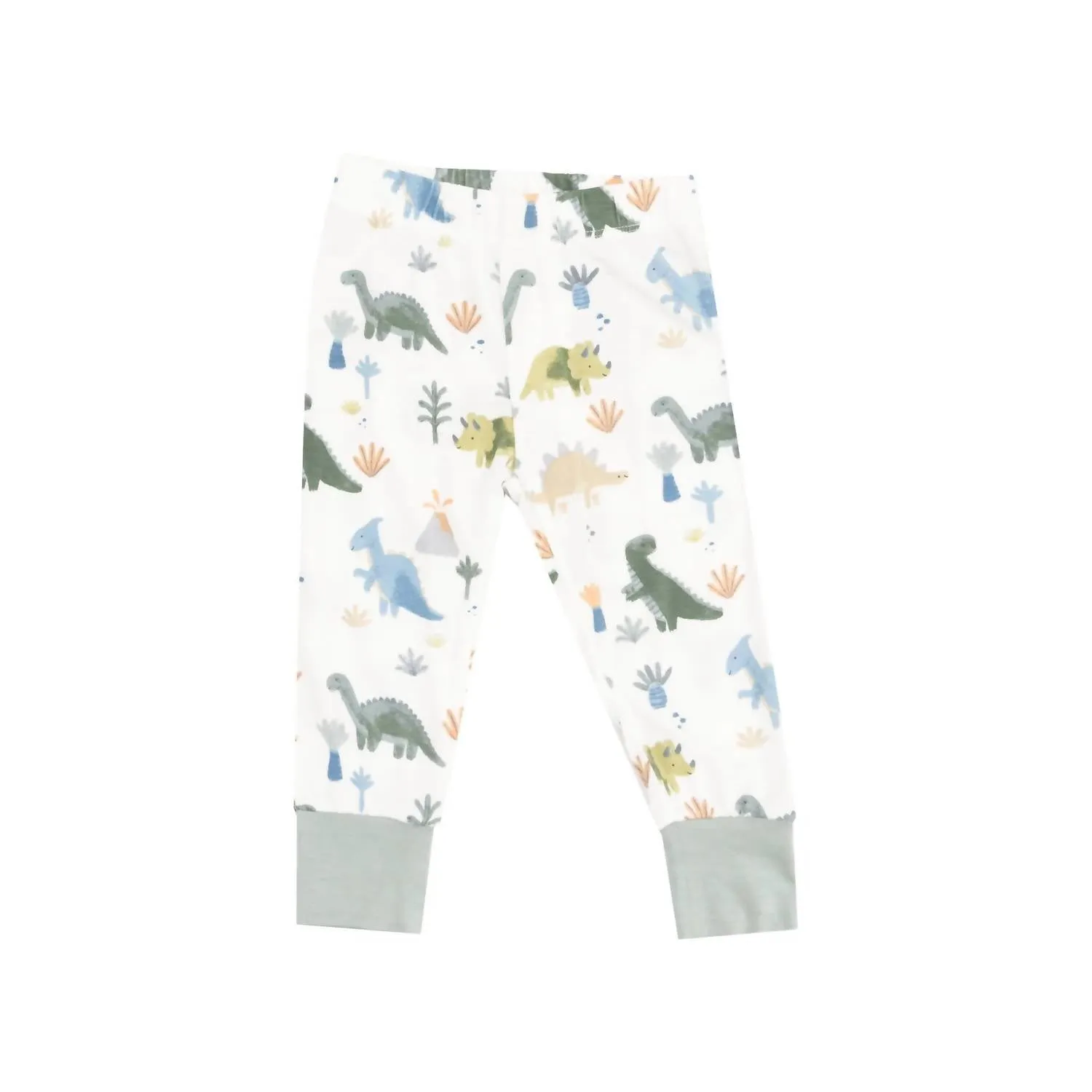 Angel Dear - Kid's Soft Dino Short Sleeve Loungewear Set