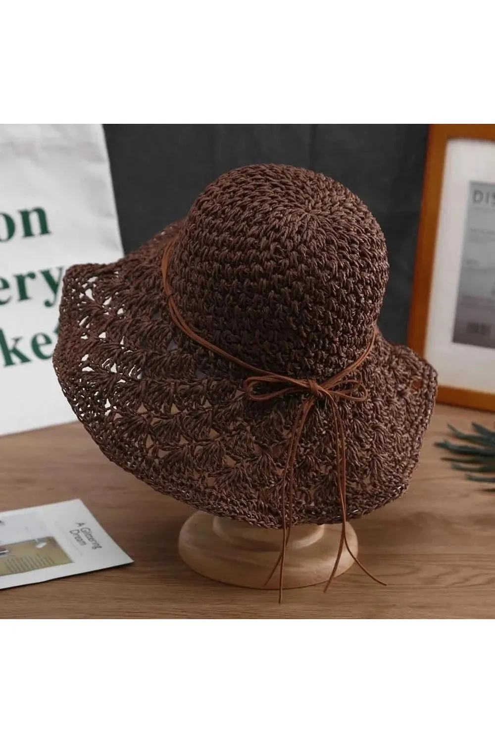 Breezy Boho Crochet Sun Hat
