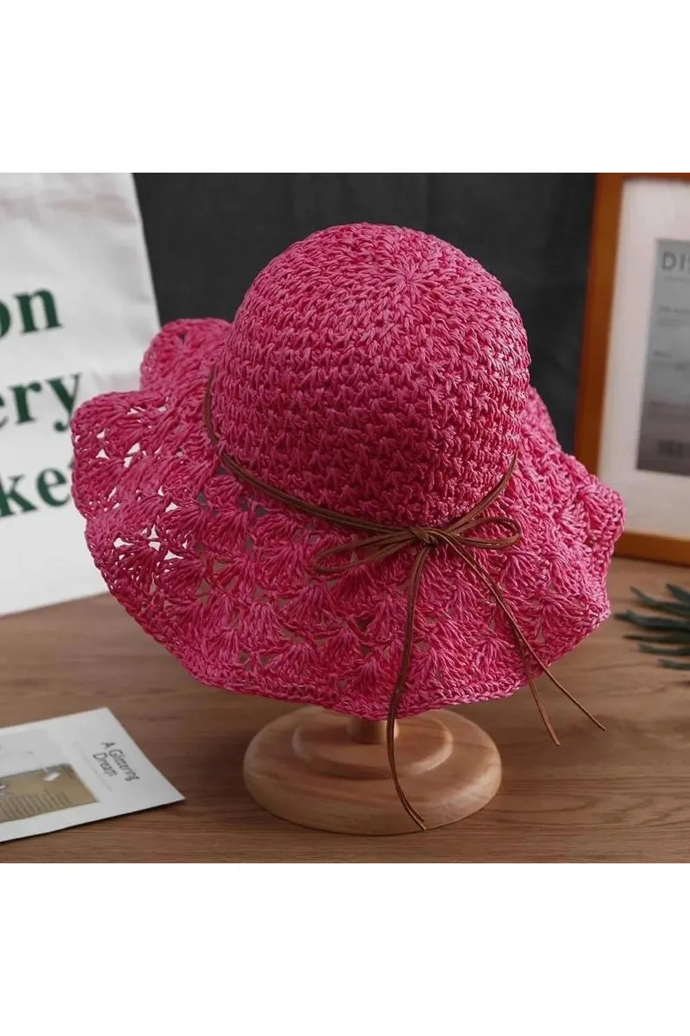 Breezy Boho Crochet Sun Hat