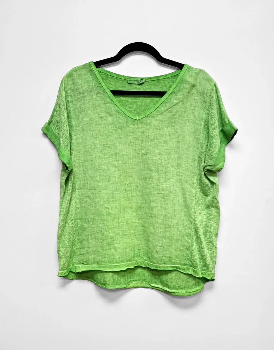 Breezy Linen Tee