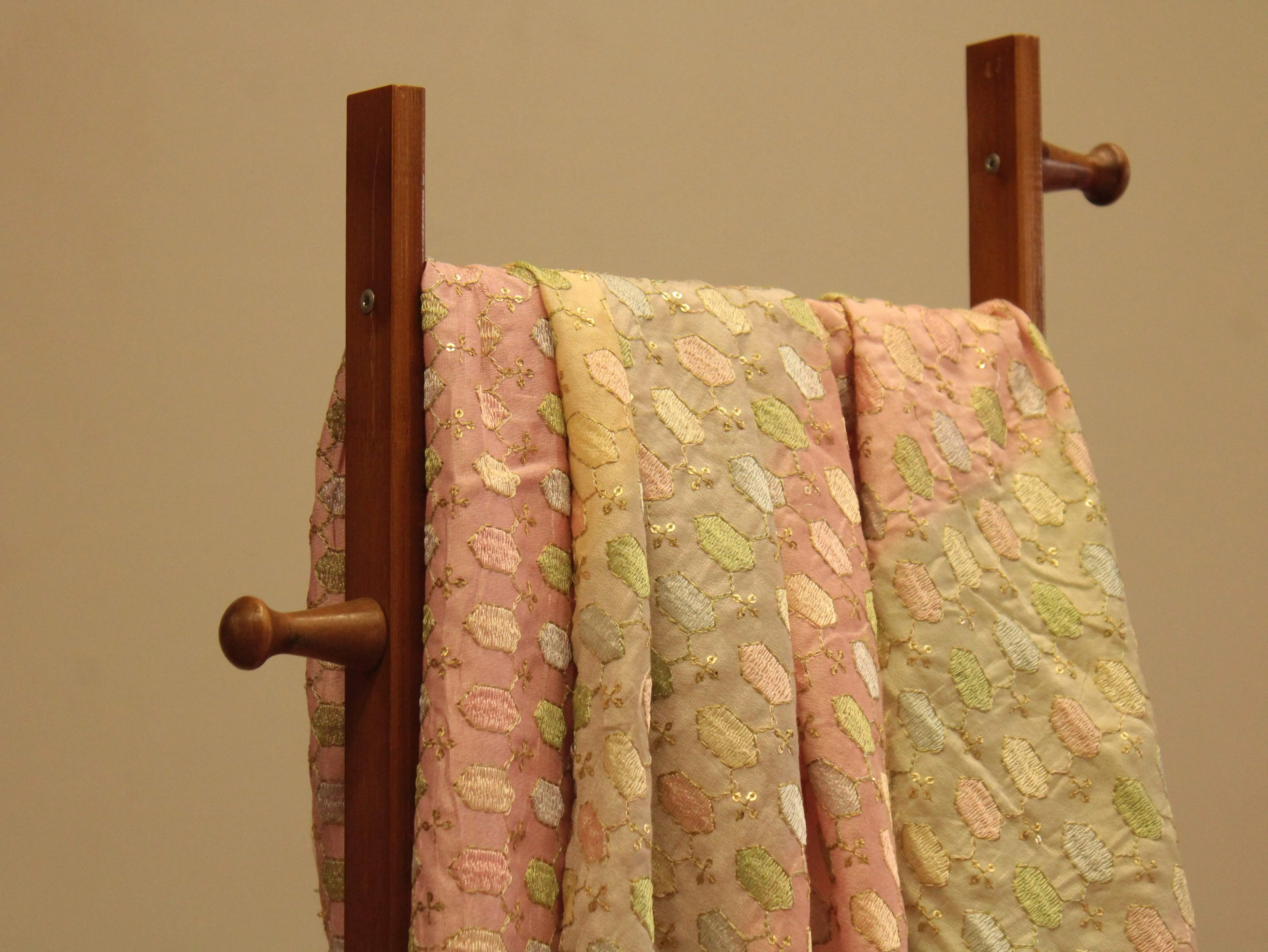 Breezy Shaded Thread Work Fabric