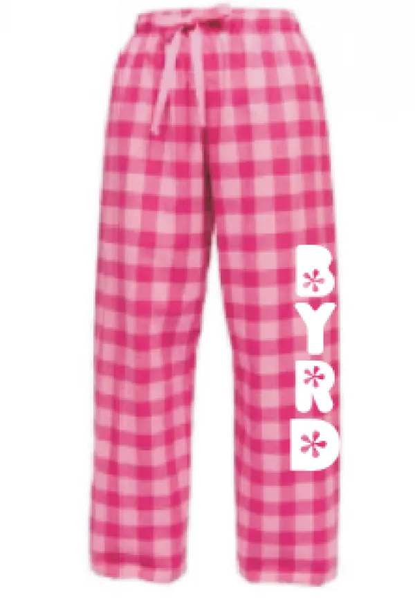 Flannel Pants <br>BUBBLEGUM PLAID