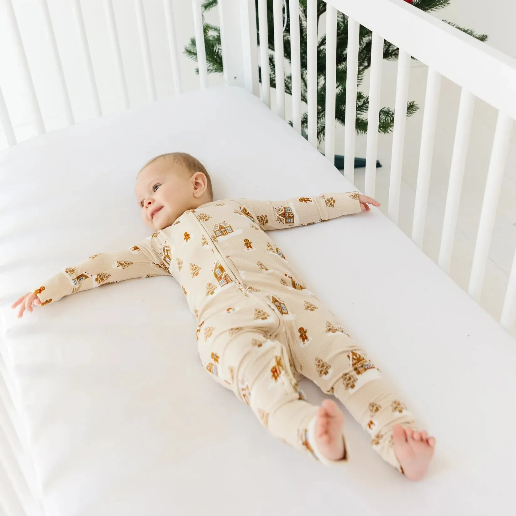 Gingerbread Convertible Zip Romper