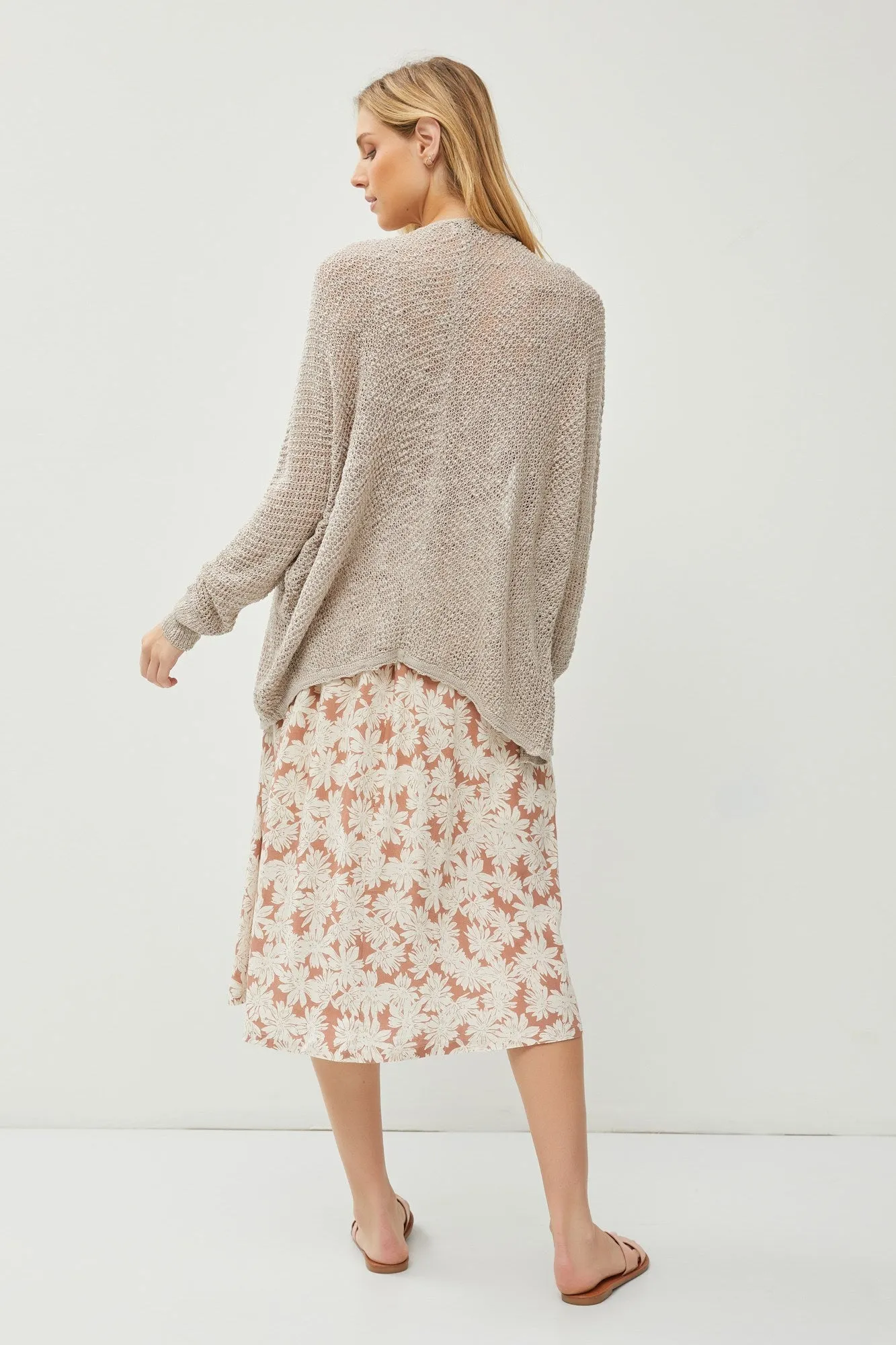 Long Sleeve Breezy Knit Cardigan