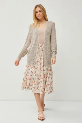 Long Sleeve Breezy Knit Cardigan