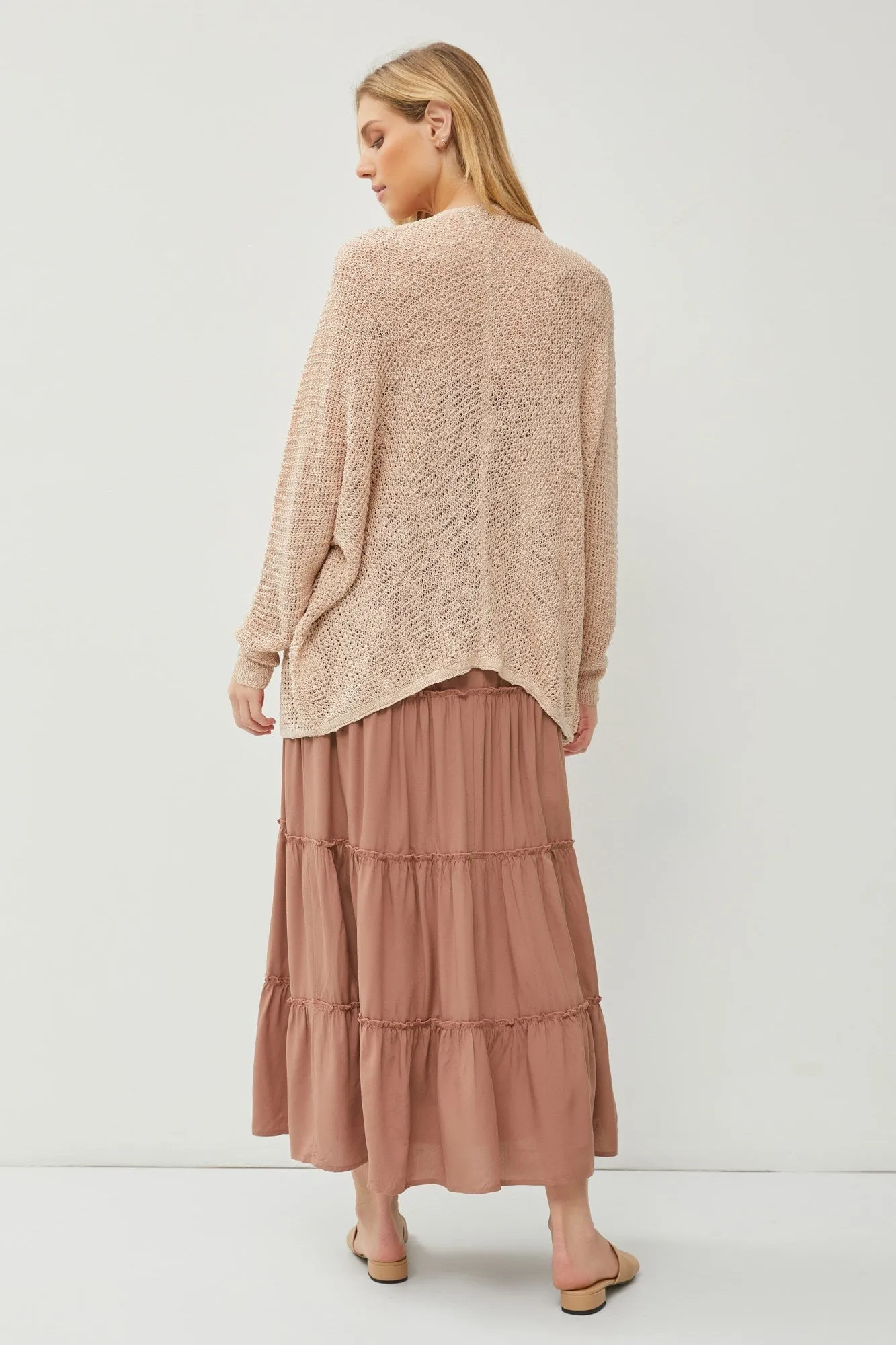 Long Sleeve Breezy Knit Cardigan