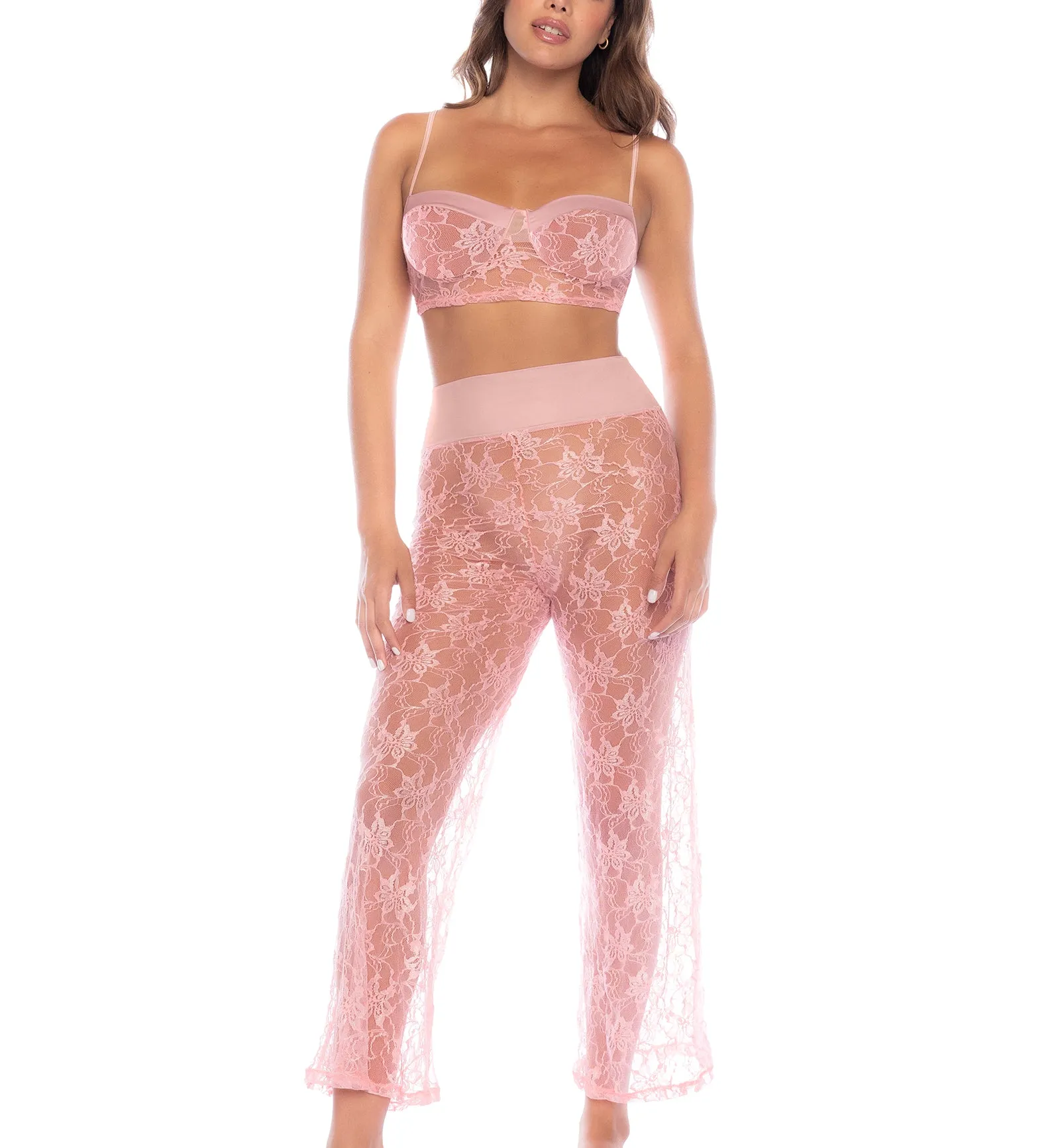 Mapale Yours Truly Two Piece Pajama Set (7600) - Rose