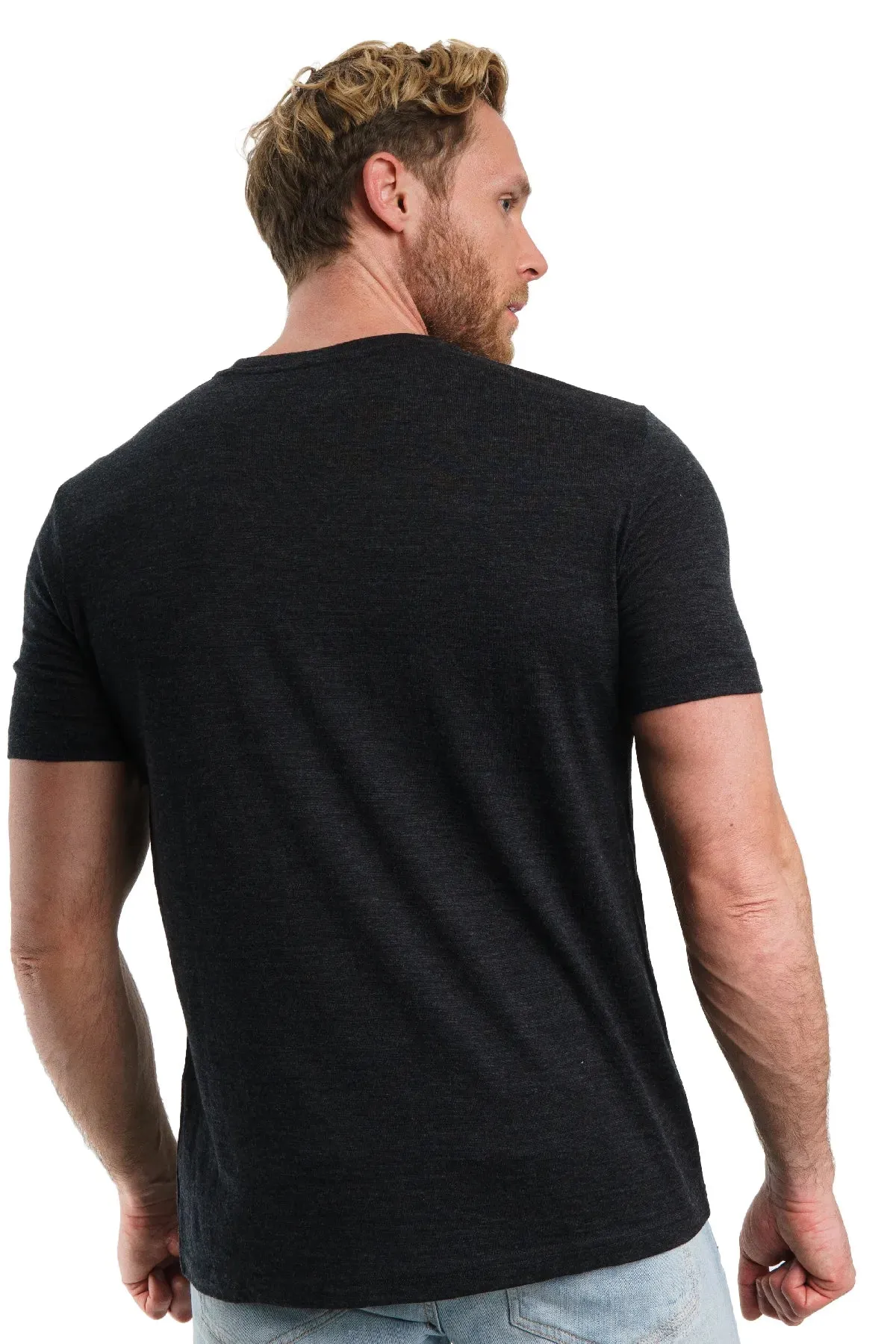 Men's Merino T-shirt 165 Charcoal Grey ( socks)