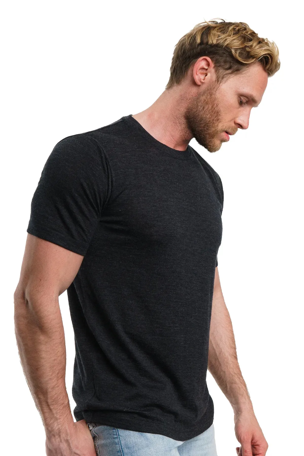 Men's Merino T-shirt 165 Charcoal Grey ( socks)