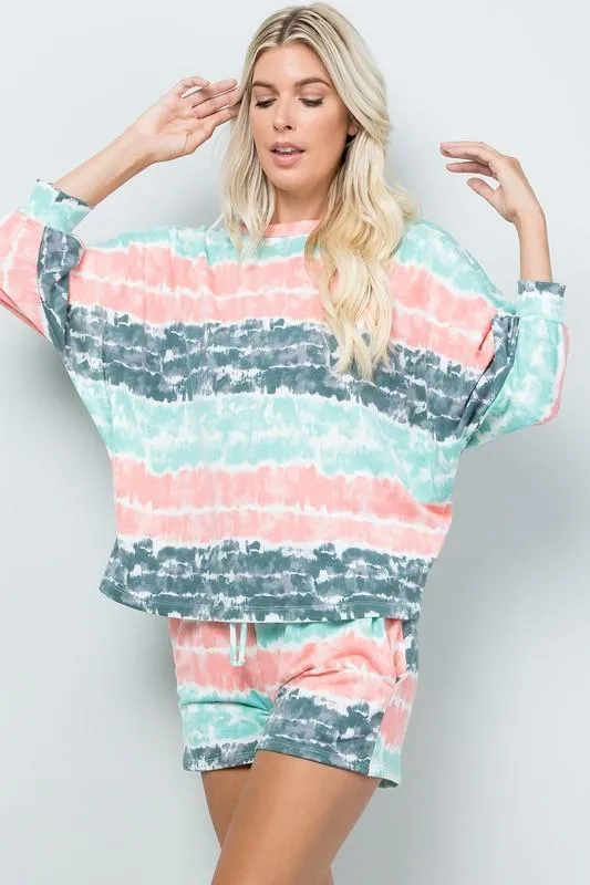 Pre-Order Tie Dye Pullover Top