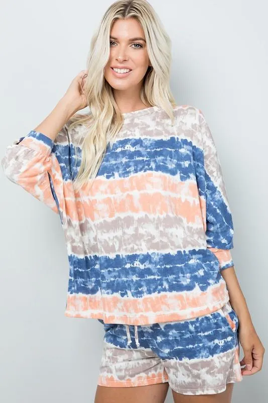 Pre-Order Tie Dye Pullover Top