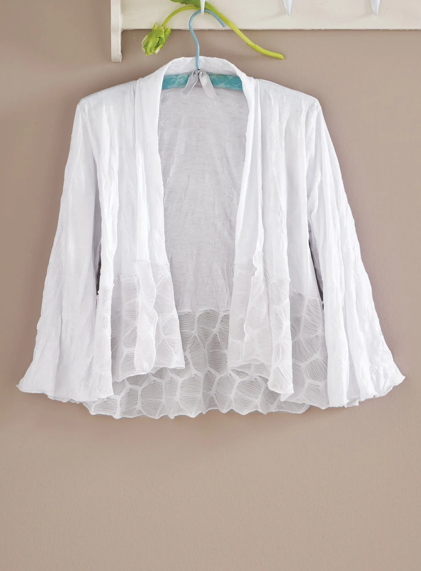 Ripple and Flow Cropped Jacket